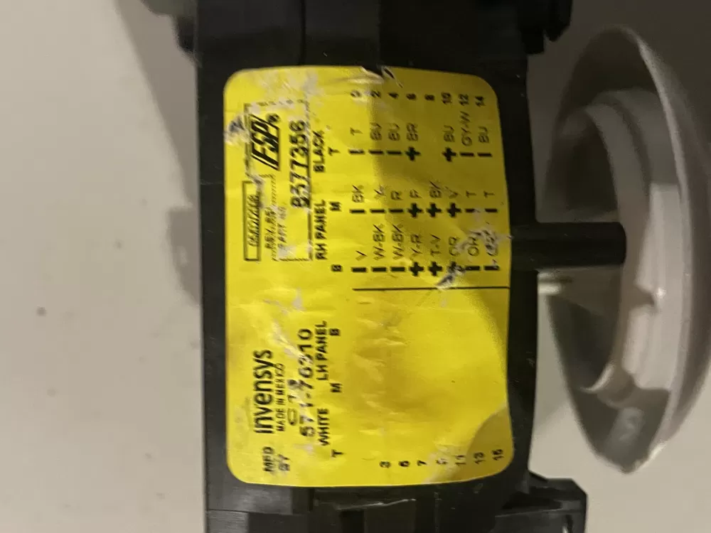 Whirlpool Maytag Kenmore Amana Washer Timer WP8577356 AZ31598 | Wm321