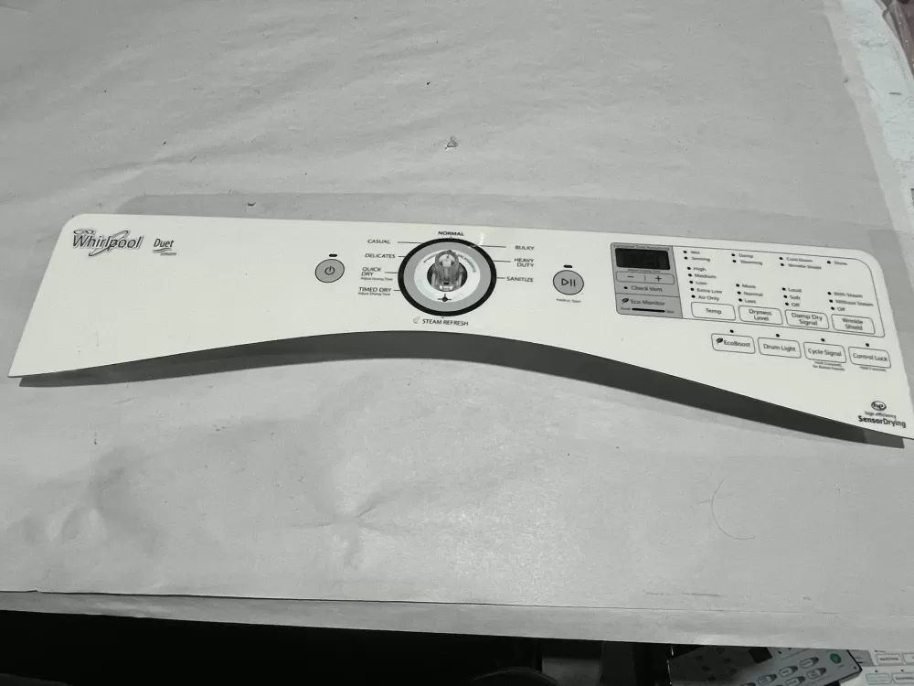 Whirlpool W10800226 W11126011 PS12114442 Dryer Control Panel AZ152673 | Wmv791
