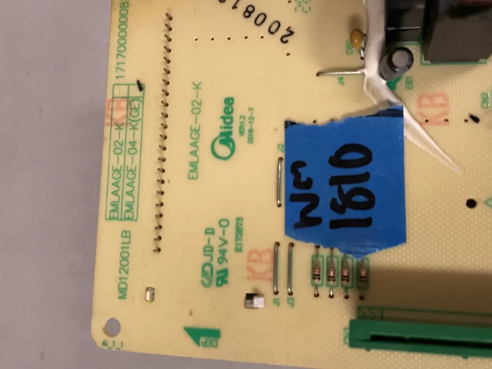 GE MD12001LB EMLAAGE-04-K 17170000008243 Microwave Control # AZ219763 | Wm1810