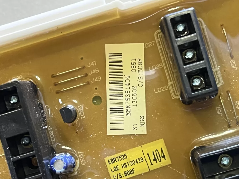 LG Kenmore EBR75351401 EBR75351404 Washer Control Board AZ42930 | 307