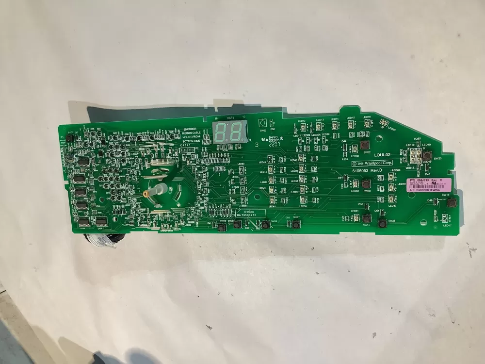 Whirlpool 8564293 8563974 Dryer Control Board
