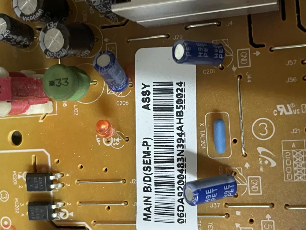 Samsung DA92 00483N Refrigerator Control Board Inverter AZ42801 | Wm1747