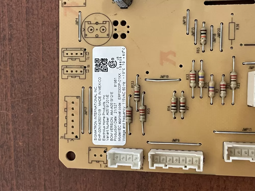 Frigidaire A05191201RC Refrigerator Control Board Circuit AZ55619 | KM1969