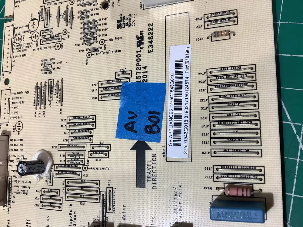 GE 275D1543G018 Washer Control Board AZ188566 | AV801