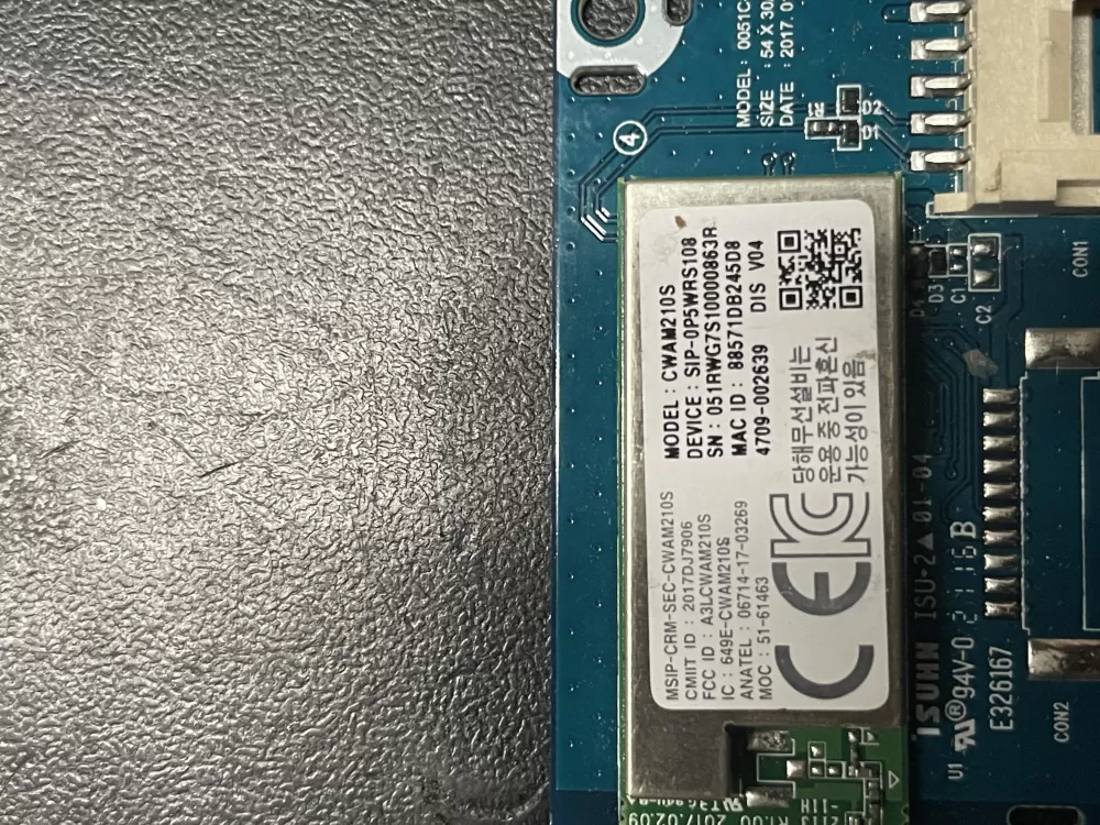 Samsung CWAM210S Range Control Board Module AZ24114 | WM813