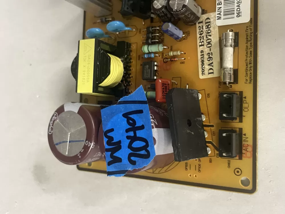 Samsung DA92 00768D Refrigerator Control Board Inverter AZ222270 | Wm2049