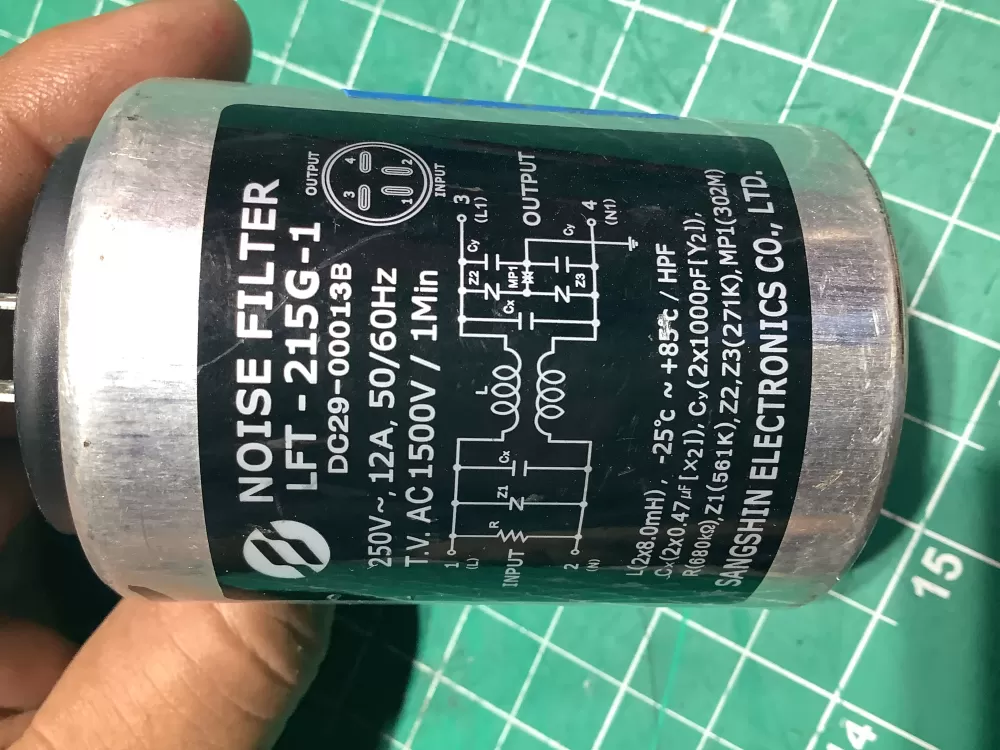 Samsung DC29 00013B Washer Control Board Noise Filter AZ147938 | SL207