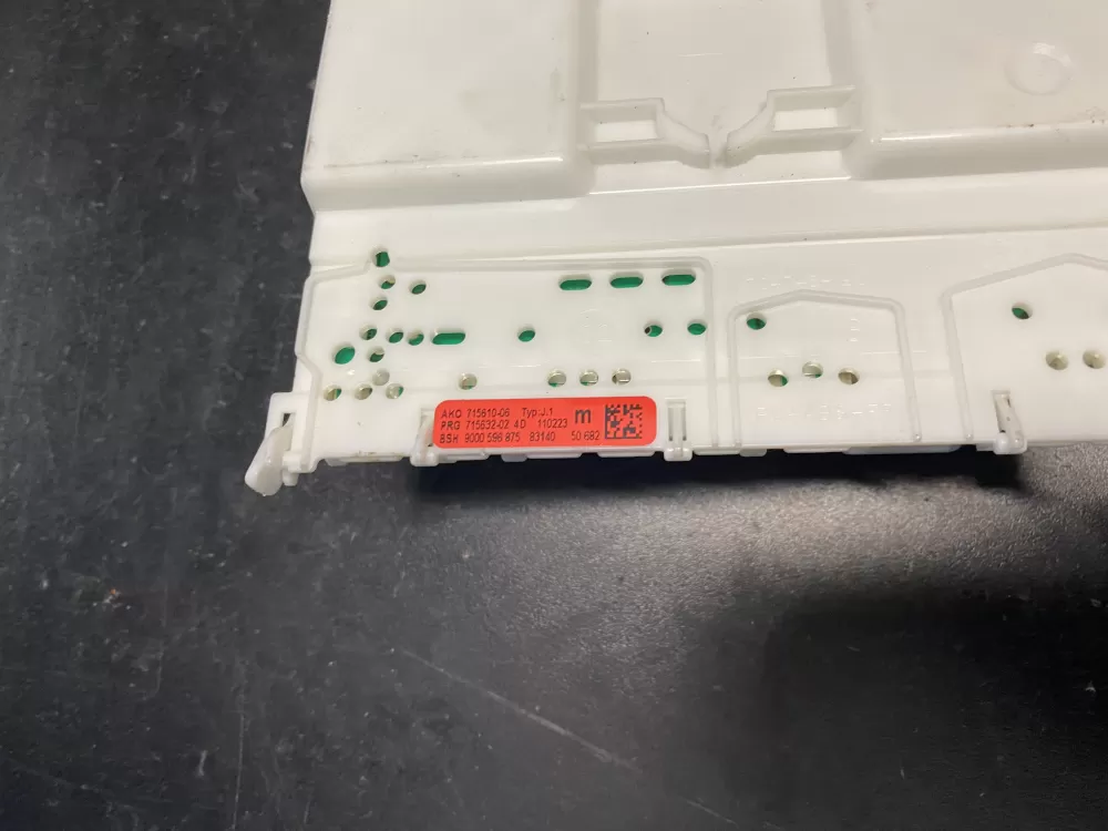 Bosch Thermador 9000596875 Dishwasher Control Board AZ12900 | BK749