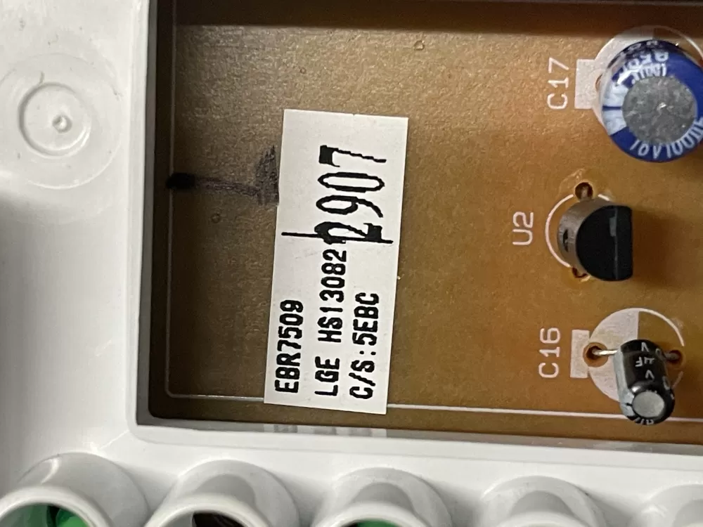 Kenmore EBR75092907 AP5680853 Washer Interface Control Board AZ2376 | WmV273