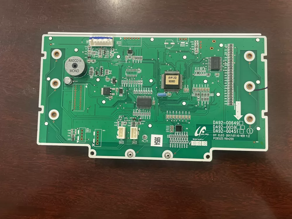 Samsung DA92 00649A Refrigerator Control Board Dispenser AZ47576 | KM1623