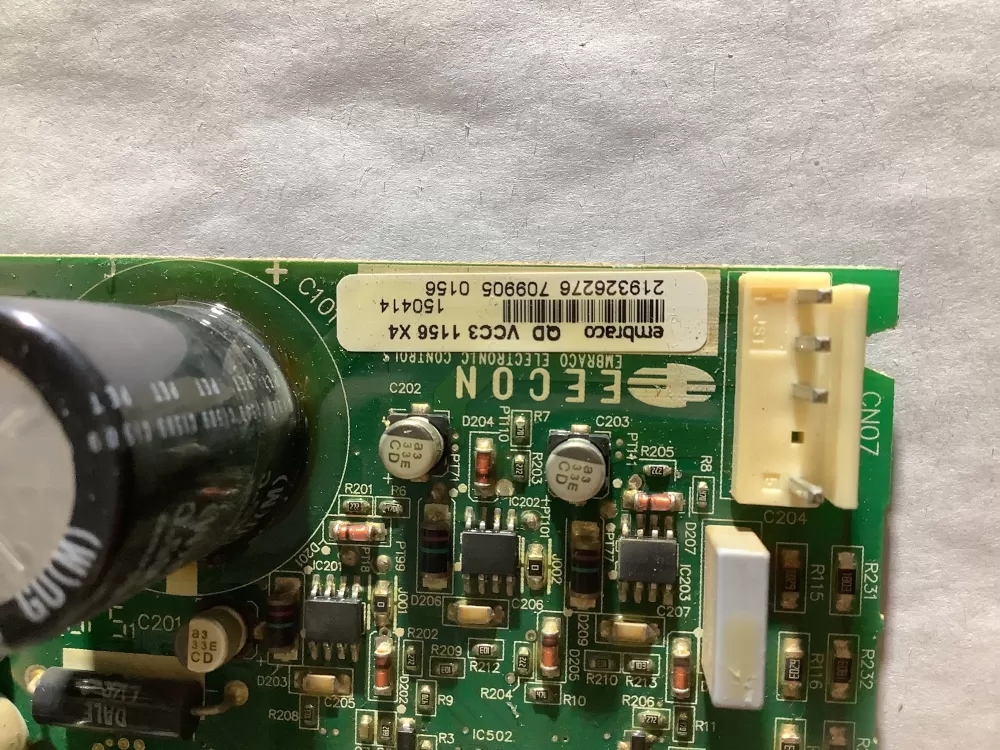 Whirlpool 219326276 VCC3 1156 X4 Refrigerator Control Board AZ100076 | AV519