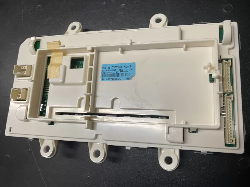 Whirlpool W10352341 Dryer Board Control AZ341 | BK1136