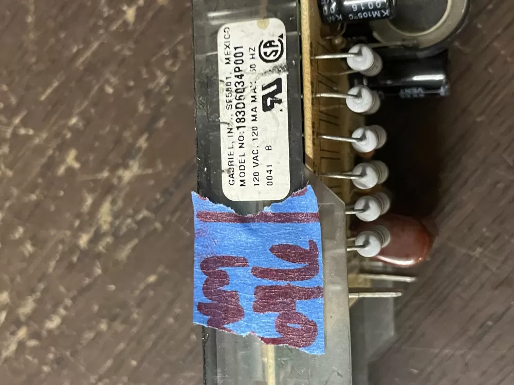 GE 183D6034P001 SF5001 Range Control Board AZ47311 | Wm646