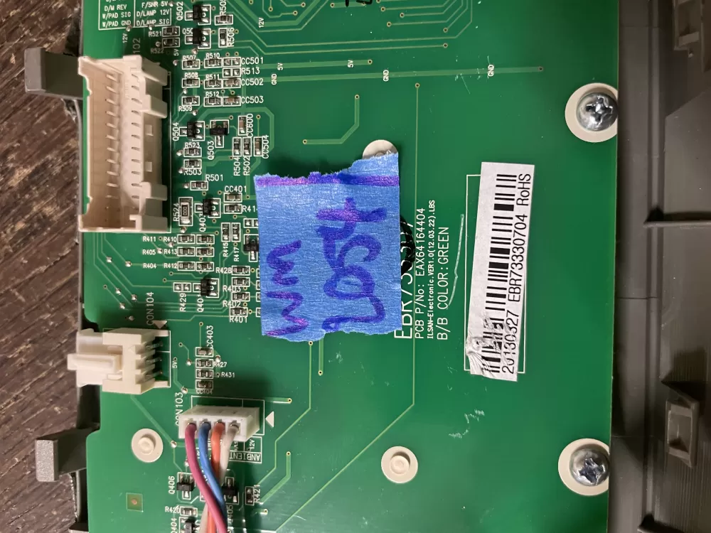Kenmore LG EBR73330704 Refrigerator Control Board AZ57136 | Wm2054