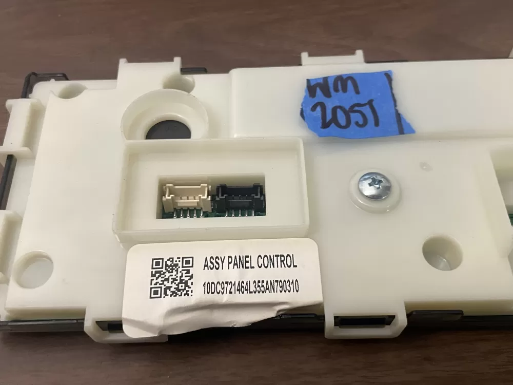Samsung DC97 21464L Washer Control Board Interface AZ99954 | Wm2051