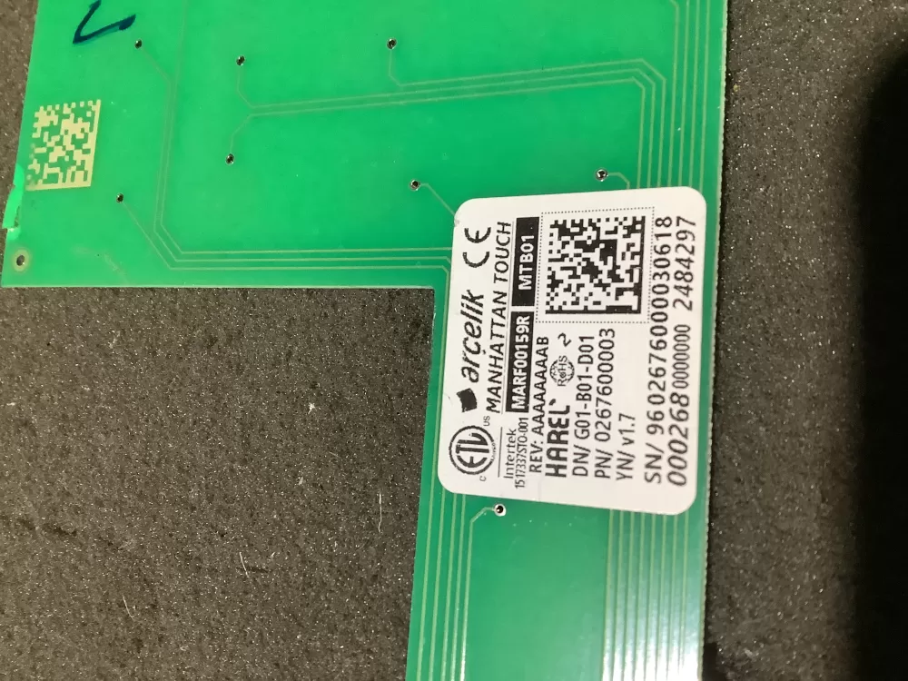  0267600003 Oven Control Board Harel Panel AZ113251 | NR2124