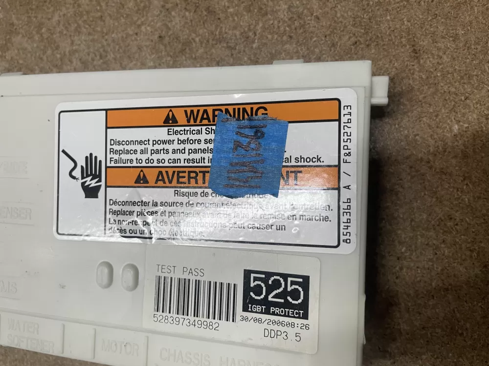 Fisher & Paykel 8546366 Dishwasher Control Board AZ4920 | KM1361