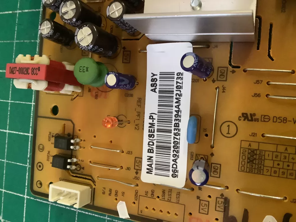 Samsung DA92-00763B Refrigerator Control Board Inverter AZ211812 | NR1767