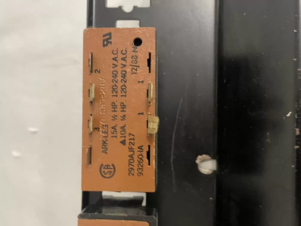 2970AJF217 Kenmore Dishwasher Switch