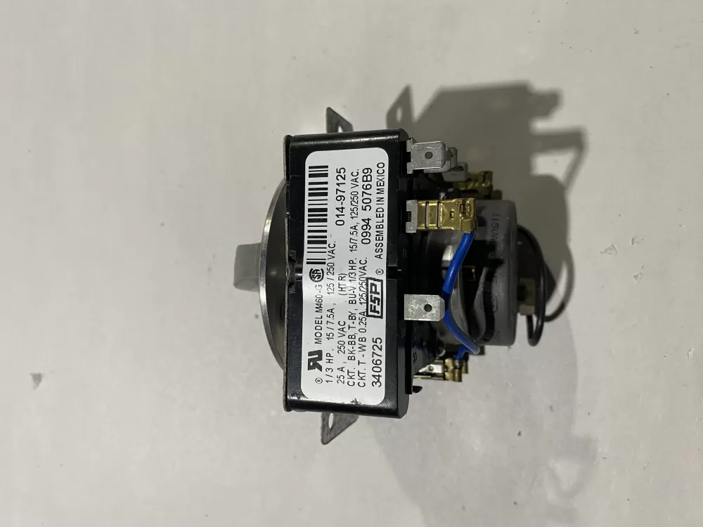 Whirlpool  Maytag  Amana AP6008573 3406725 WP3406725 PS11741713 Dryer Timer