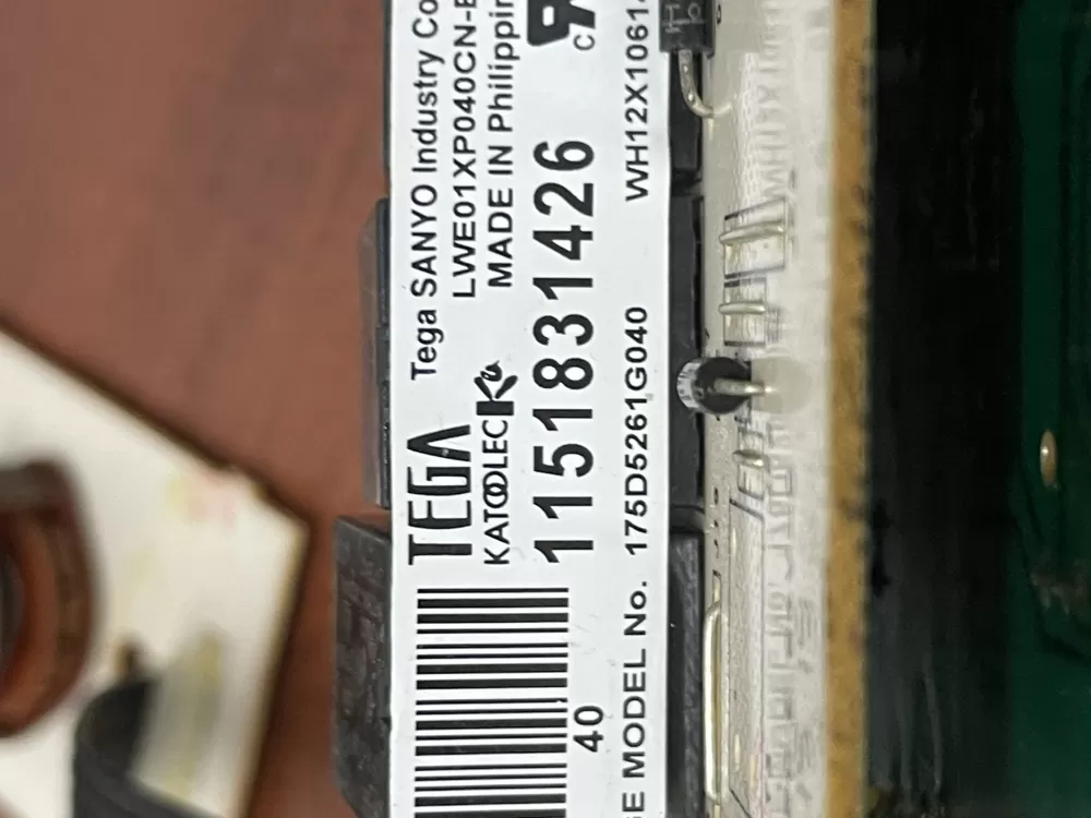 GE 175D5261G040 EBX1129P004 WH12X10614 Washer Control Board AZ47855 | Wm698