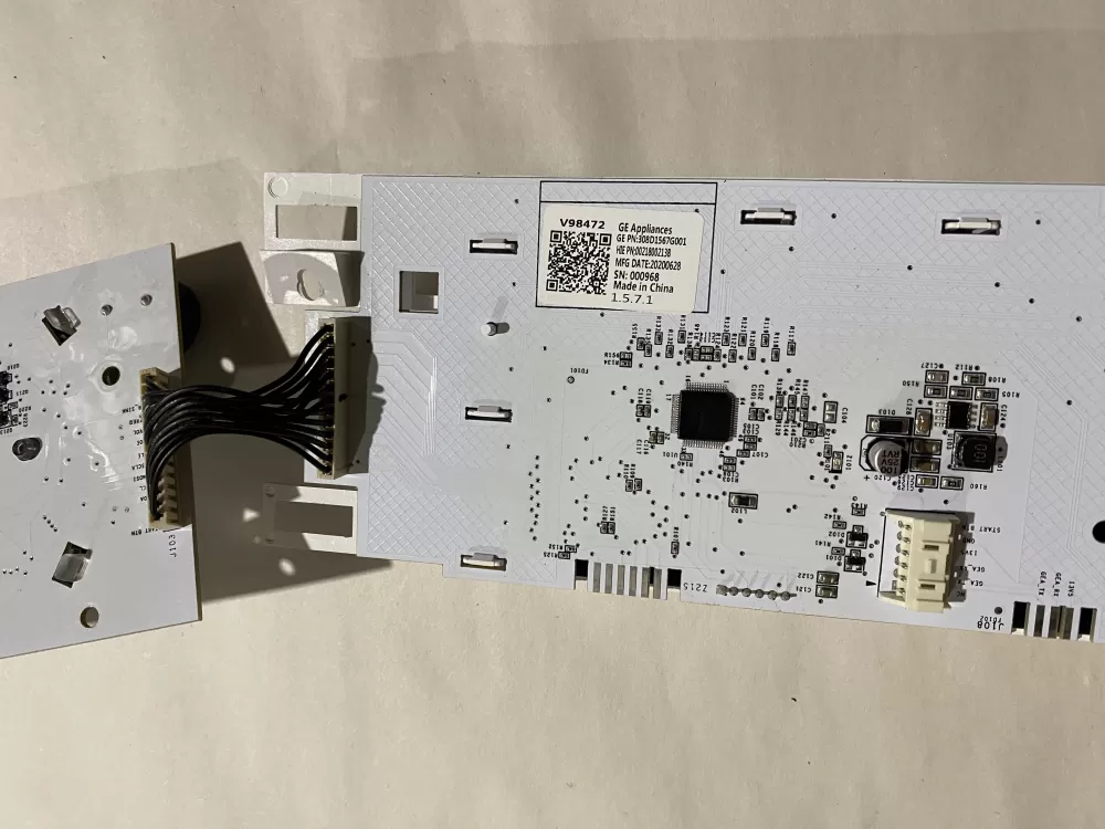 GE 308D1567G001 WH22X31164 Washer Control Board User Interface AZ202255 | BK2317