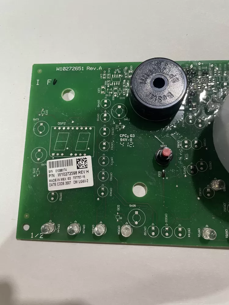 Whirlpool W10272598 Dryer Control Board AZ171046 | KM469