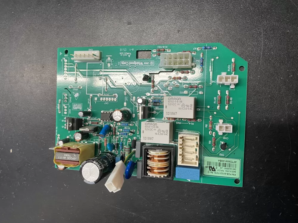 Whirlpool  KitchenAid  Kenmore  Jenn-Air AP6019378 W10205552 W10268635 W10317076 WPW10317076 PS11752684 Refrigerator Control Board