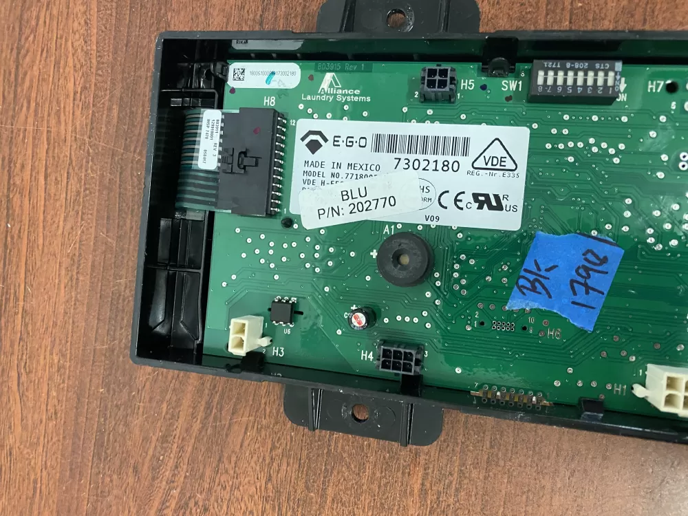  Speed Queen 7718005100 202770 5100738 Washer Control Board AZ49040 | BK1798