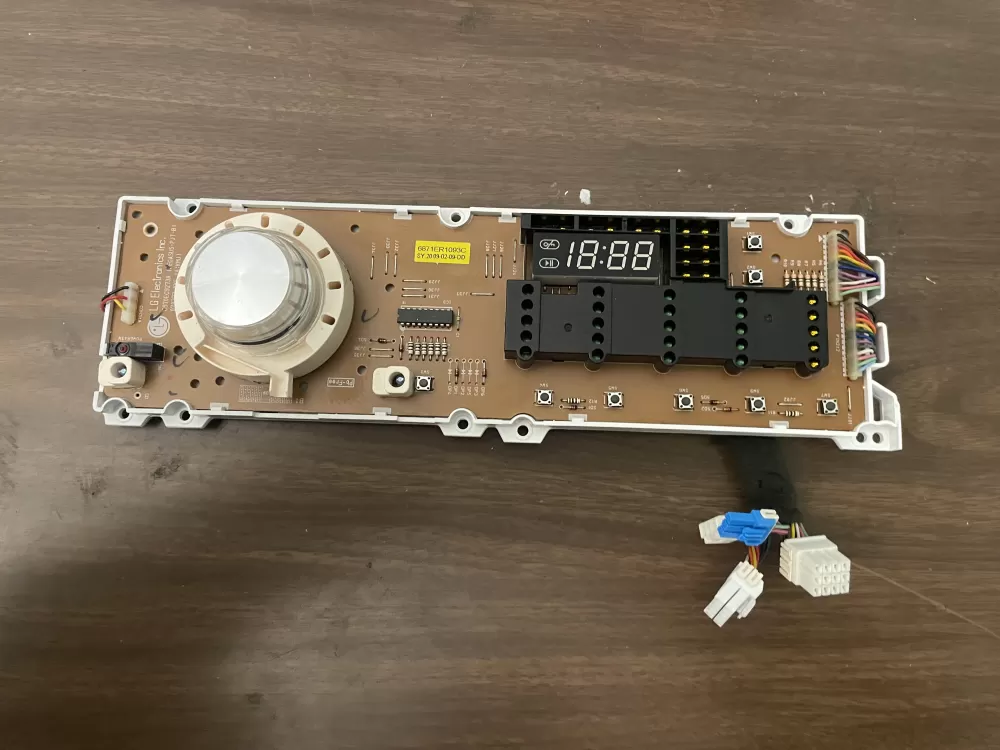 LG 6871ER1093C Washing Machine Control Board Display Panel