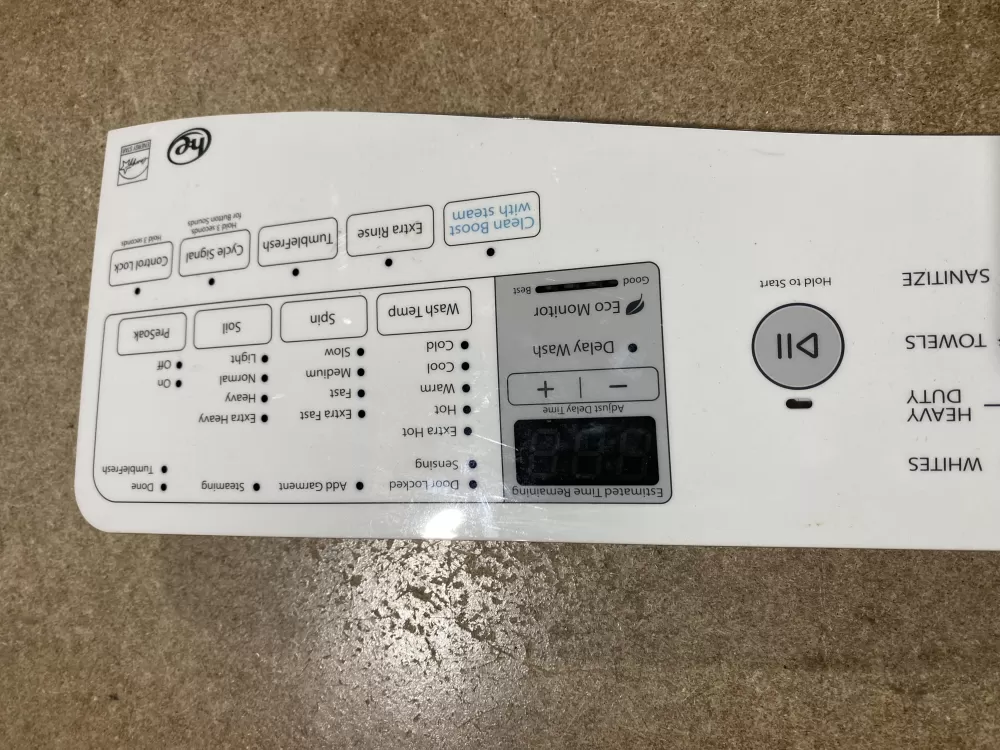 Whirlpool W10750479 Washer Control Board User Interface AZ75019 | BKV414