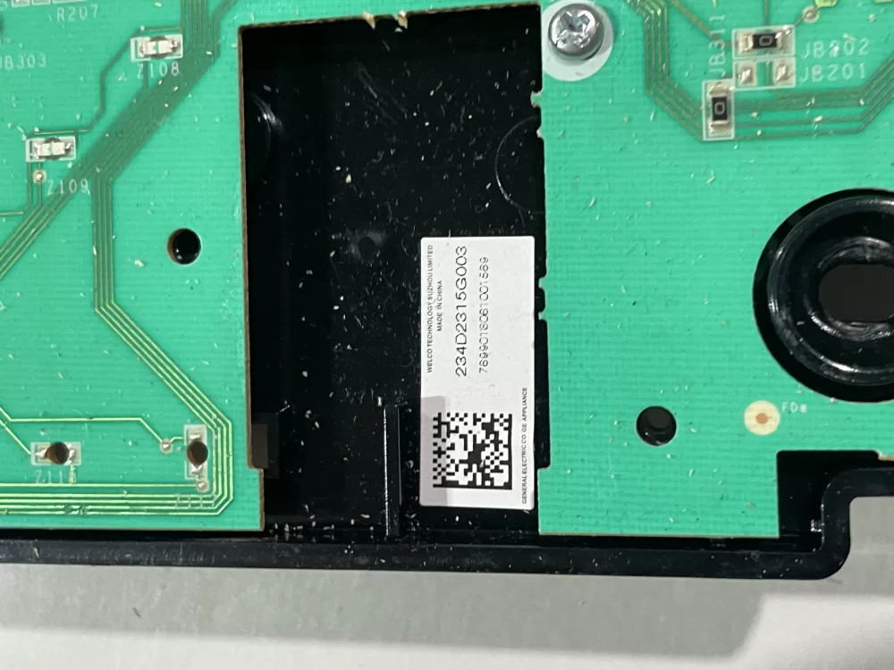 GE WE22X35978 AP7211612 234D2315G003 Dryer Control Board AZ170688 | Wmv798