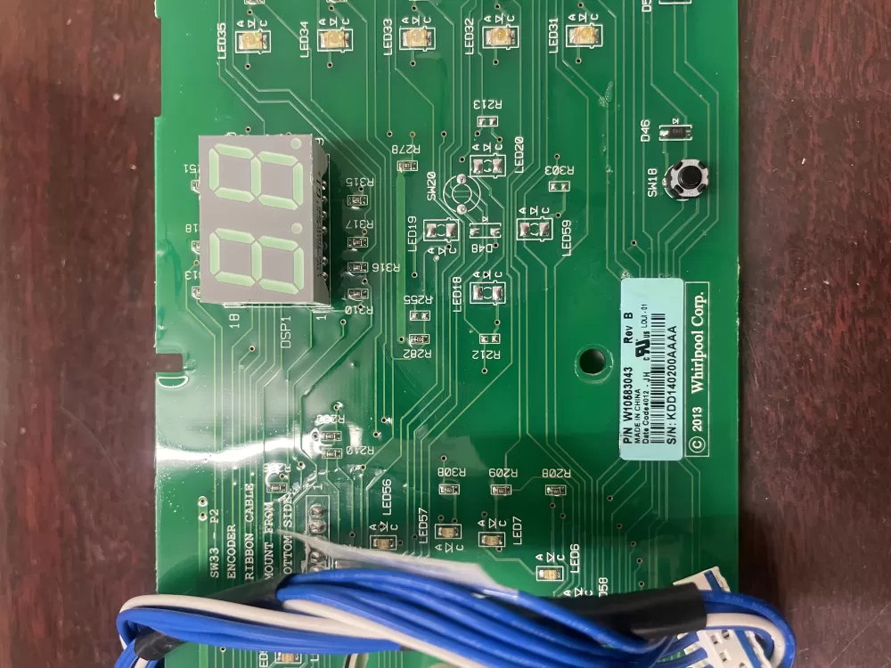 Whirlpool Kenmore W10583043 Washer Control Board Interface AZ29134 | KM283