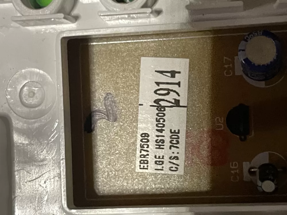 LG EBR75092914 Washer Control Board display AZ30717 | WM201