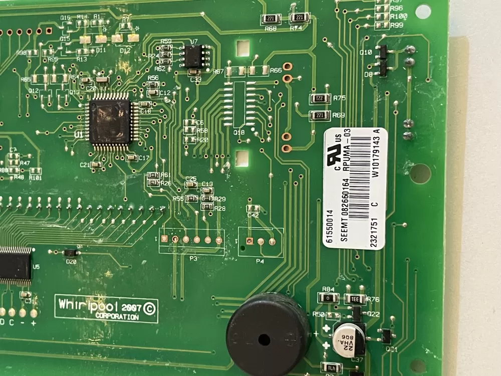 Whirlpool W10179143 2321751 Refrigerator Display Control Board AZ143573 | KM2413
