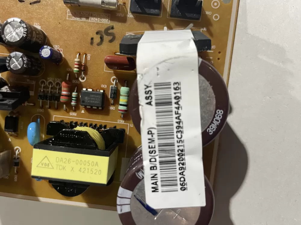 Samsung DA94 00680A DA92 00215C Refrigerator Control Board AZ227771 | Wm1895