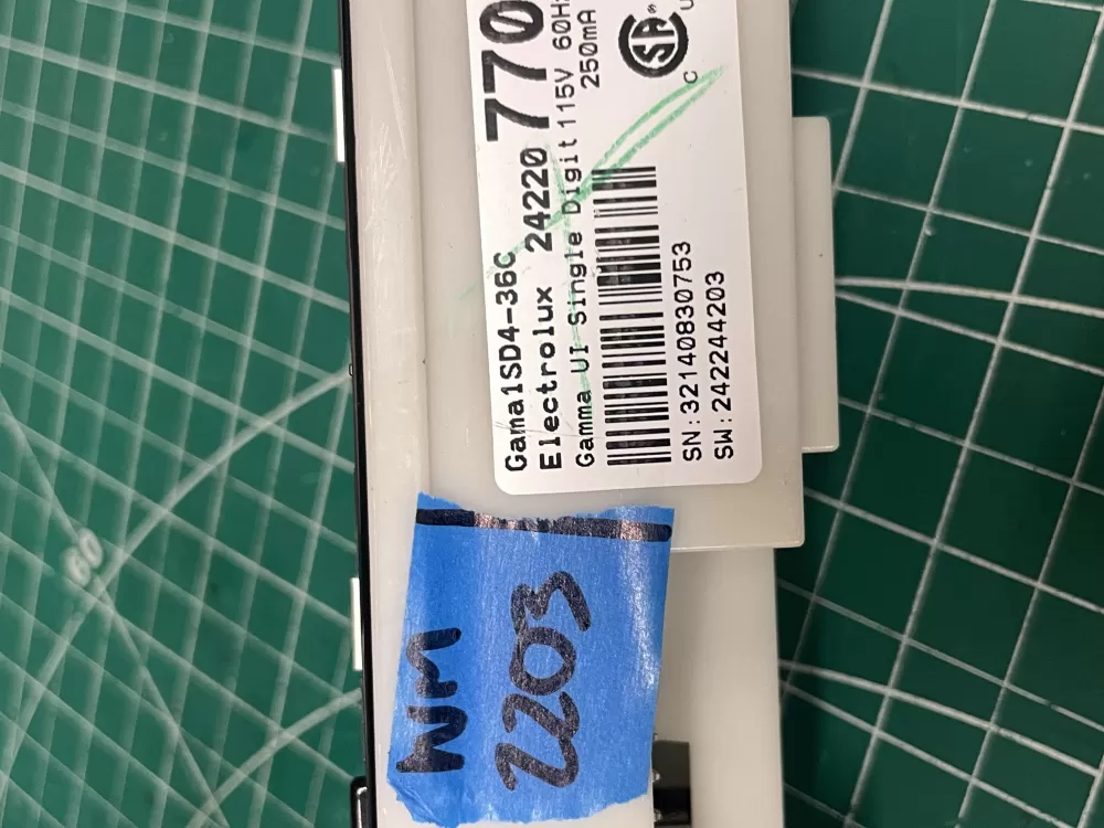 Frigidaire A01078804 242207704 Refrigerator UI Control Board AZ202557 | Wm2203