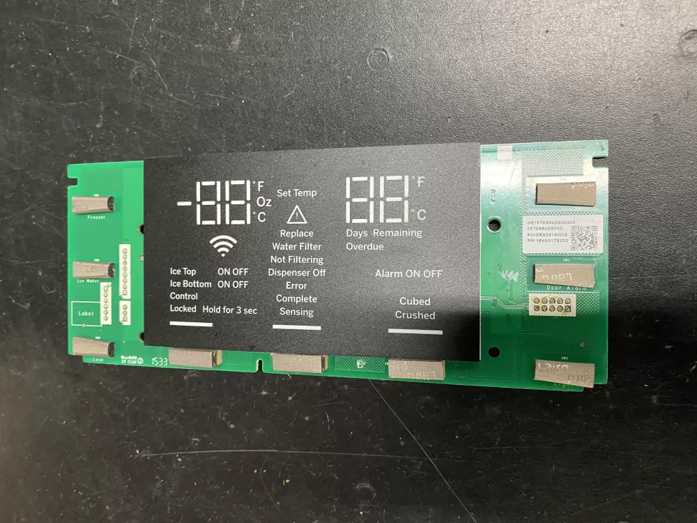 GE WR55X41025 197D8542G002 WR55X30486 Refrigerator Control Board Dispenser
