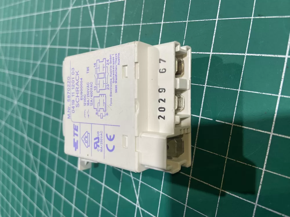 Miele 5870220 Dishwasher Heating Element Relay