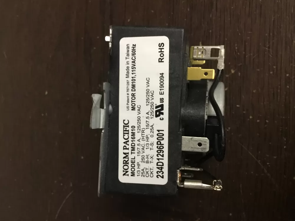 GE TMD16M10 234D1296P001 Dryer Timer AZ23428 | NR125
