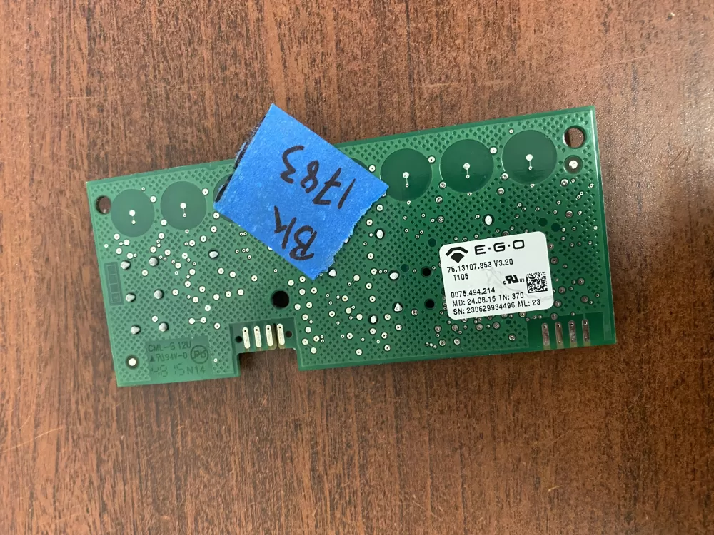 Dacor 109295 75.13107.853 - Control board AZ48279 | BK1783