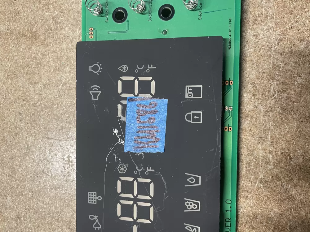 Samsung DA92-00368B Refrigerator Control Board Dispenser AZ6570 | KM1586