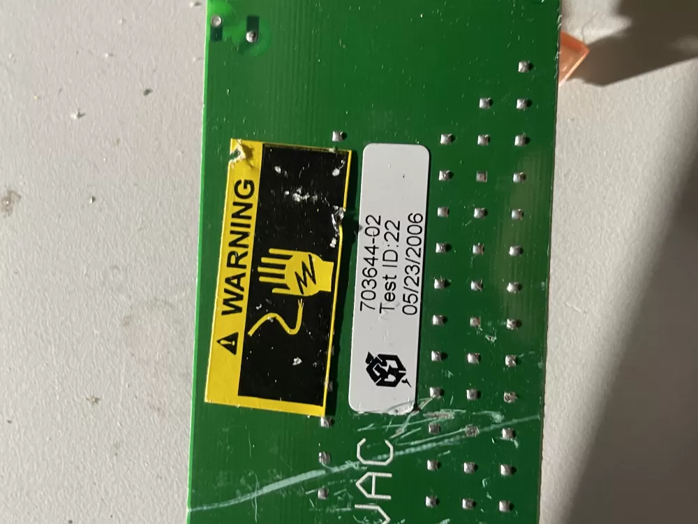 Frigidaire 703644 02 40507900 Refrigerator Control Board AZ39990 | Wm380