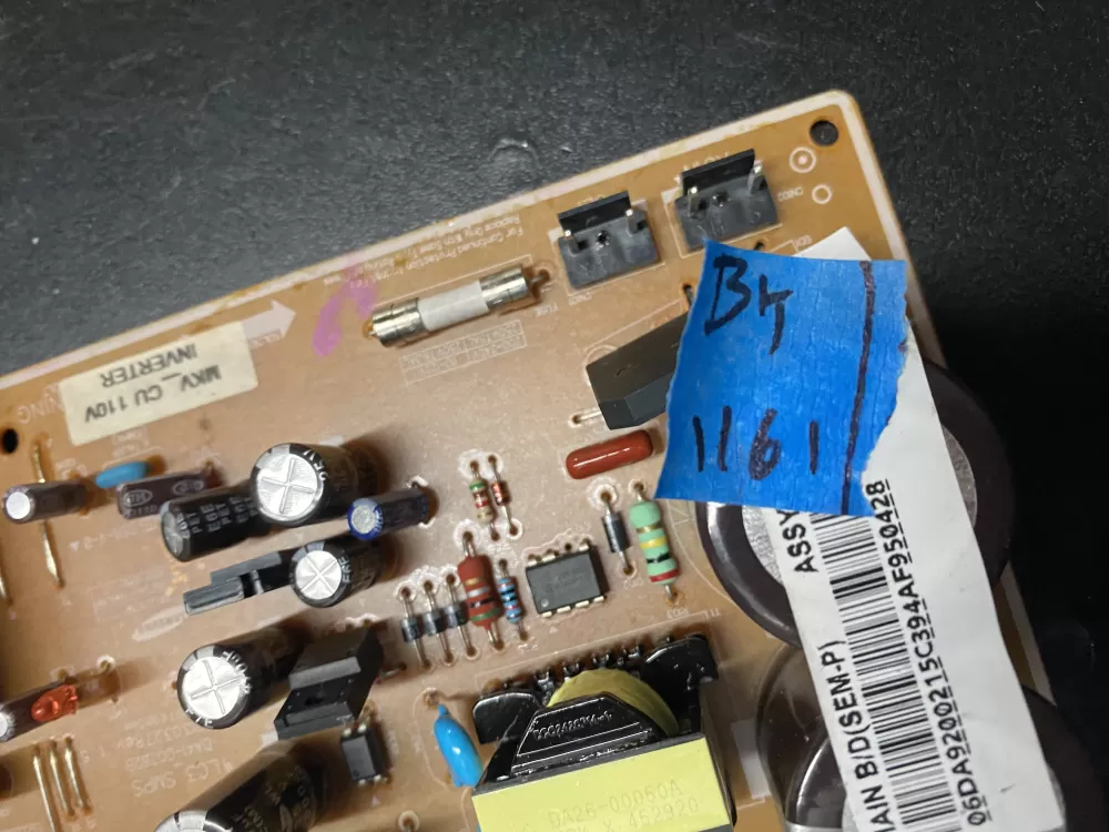 Samsung DA92-00215R Refrigerator Inverter Control Board AZ6961 | BK1161