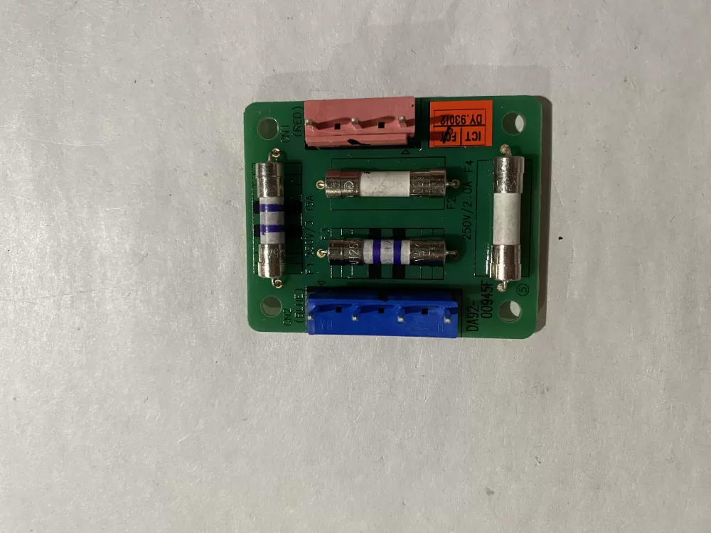 Samsung DA92-00945F Refrigerator Control Board Fuse