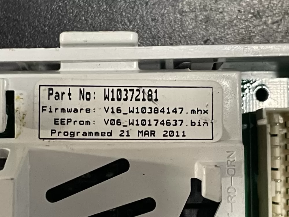 Whirlpool W10372181 Washer Control Board AZ13139 | 598
