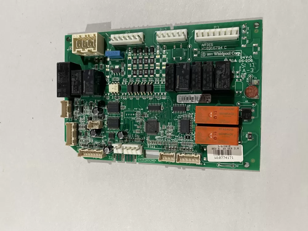 Whirlpool  Maytag  KitchenAid  Kenmore W10811364 W10843055 PS11730991 Refrigerator Control Board