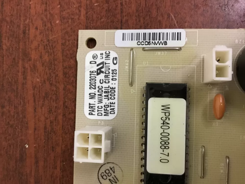 Whirlpool / Maytag 2203076 Refrigerator Control Board AZ34731 | NR288