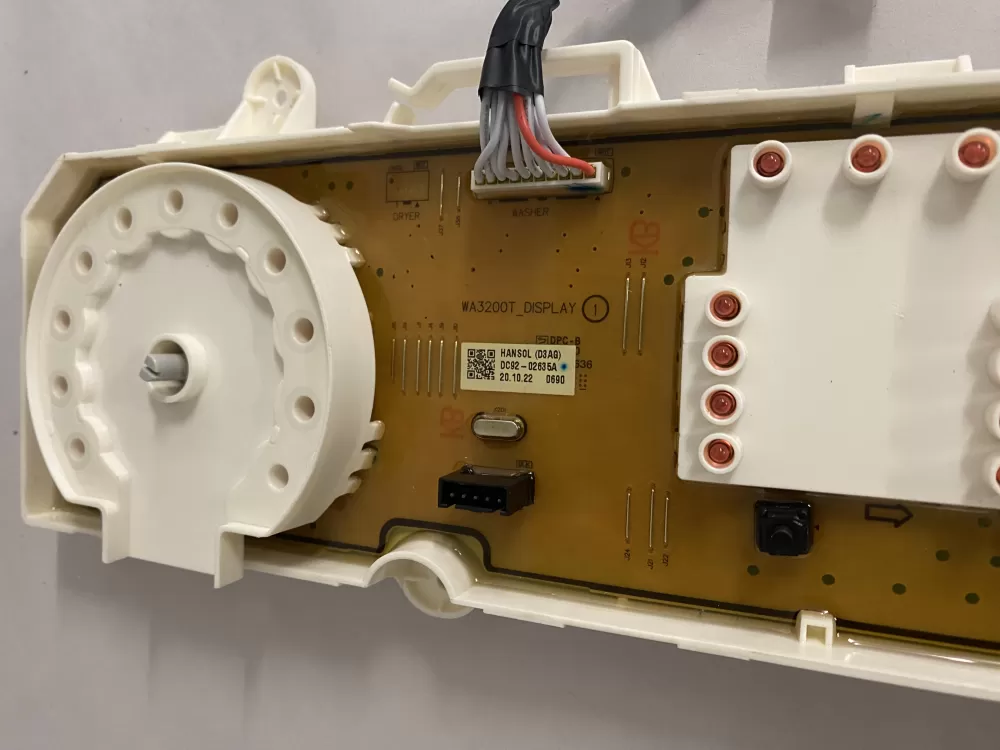 Samsung DC92-02117F Washer Control Board AZ202785 | BKV902