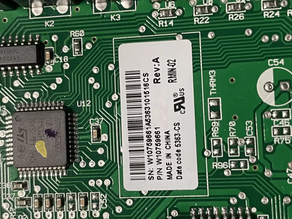 Whirlpool W11035841 Kenmore Maytag Refrigerator Control Board AZ4649 | WM1398